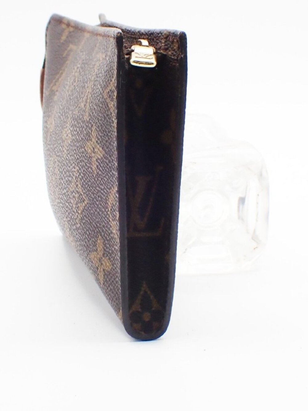 LOUIS VUITTON LV Bucket PM Clutch Pouch Bag Monogram Leather France 05KC810 - Picture 4 of 13